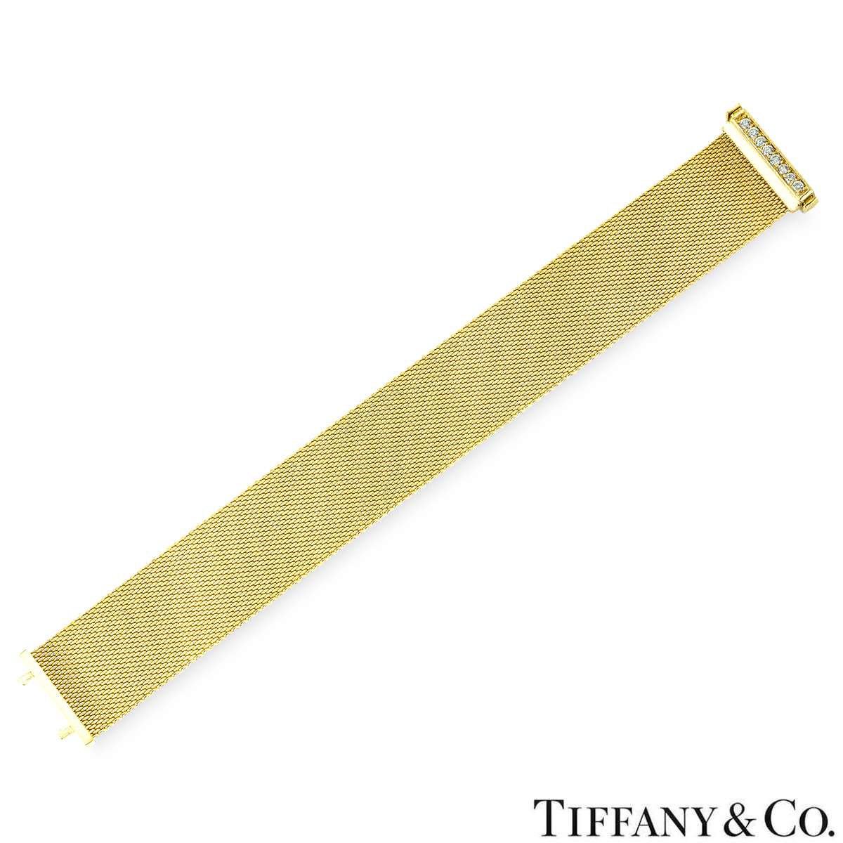 Tiffany & Co. Yellow Gold Somerset Mesh Bracelet Tiffany & Co. Yellow Gold Somerset Mesh Bracelet